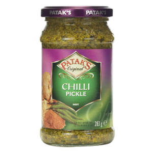 Eingelegte Chilli Pickle - Scharf