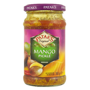 Pikantes Eingelegtes Mango Pickles